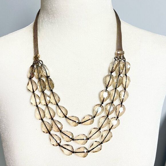 Baublebar triple stand beaded necklace - Picture 1 of 7